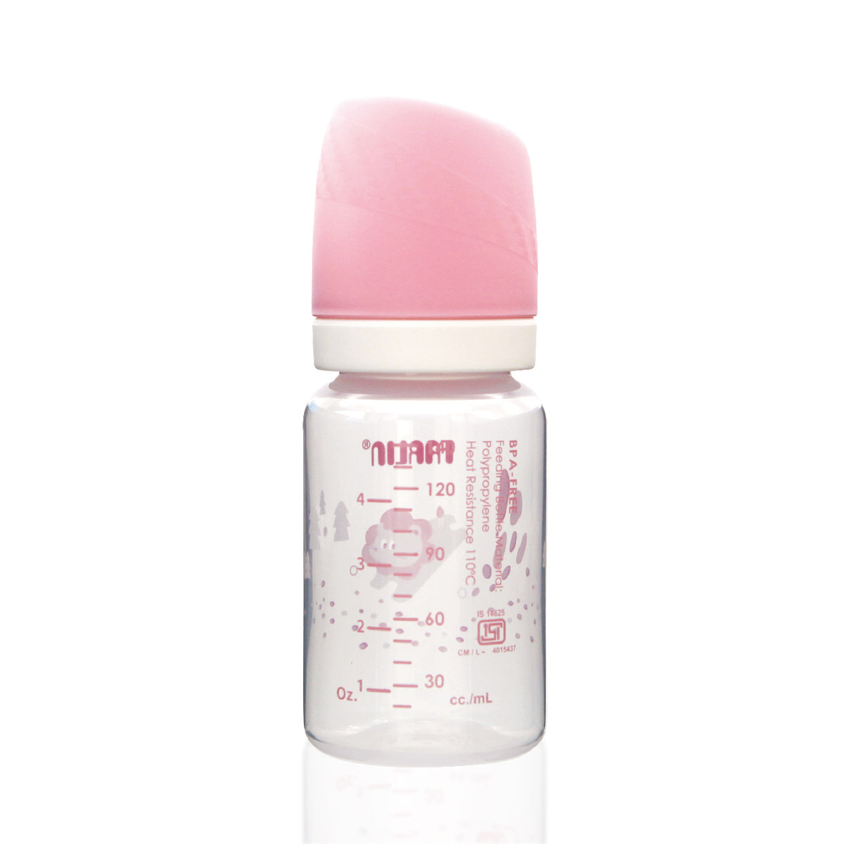 Farlin - PP Feeding Bottle Standard Neck | 140ml | Pink