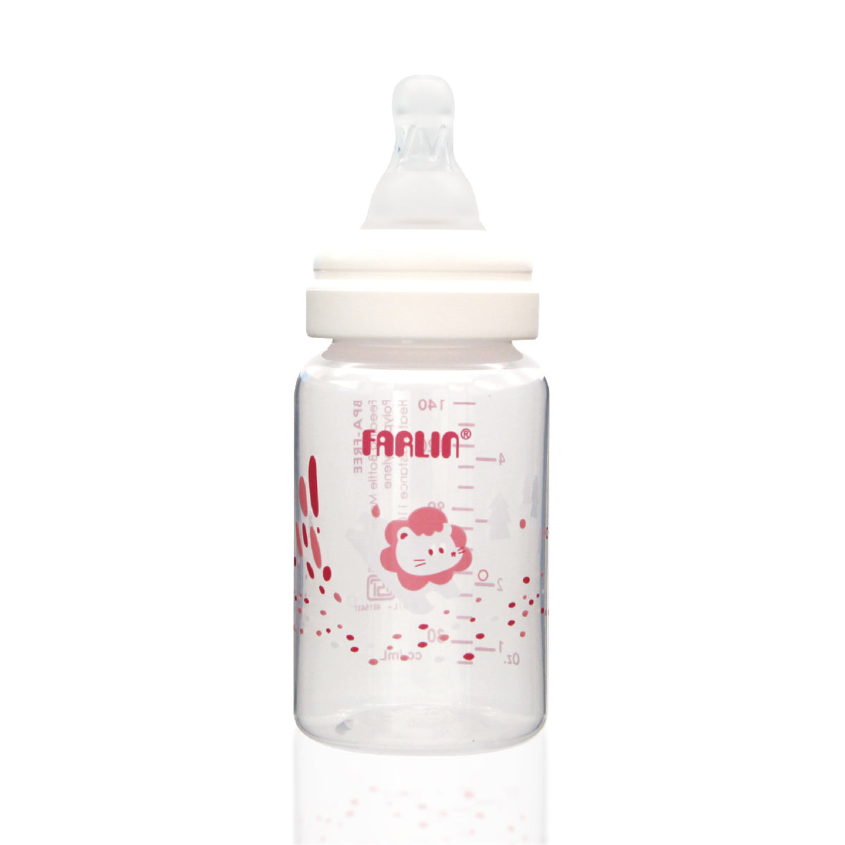 Farlin - PP Feeding Bottle Standard Neck | 140ml | Pink