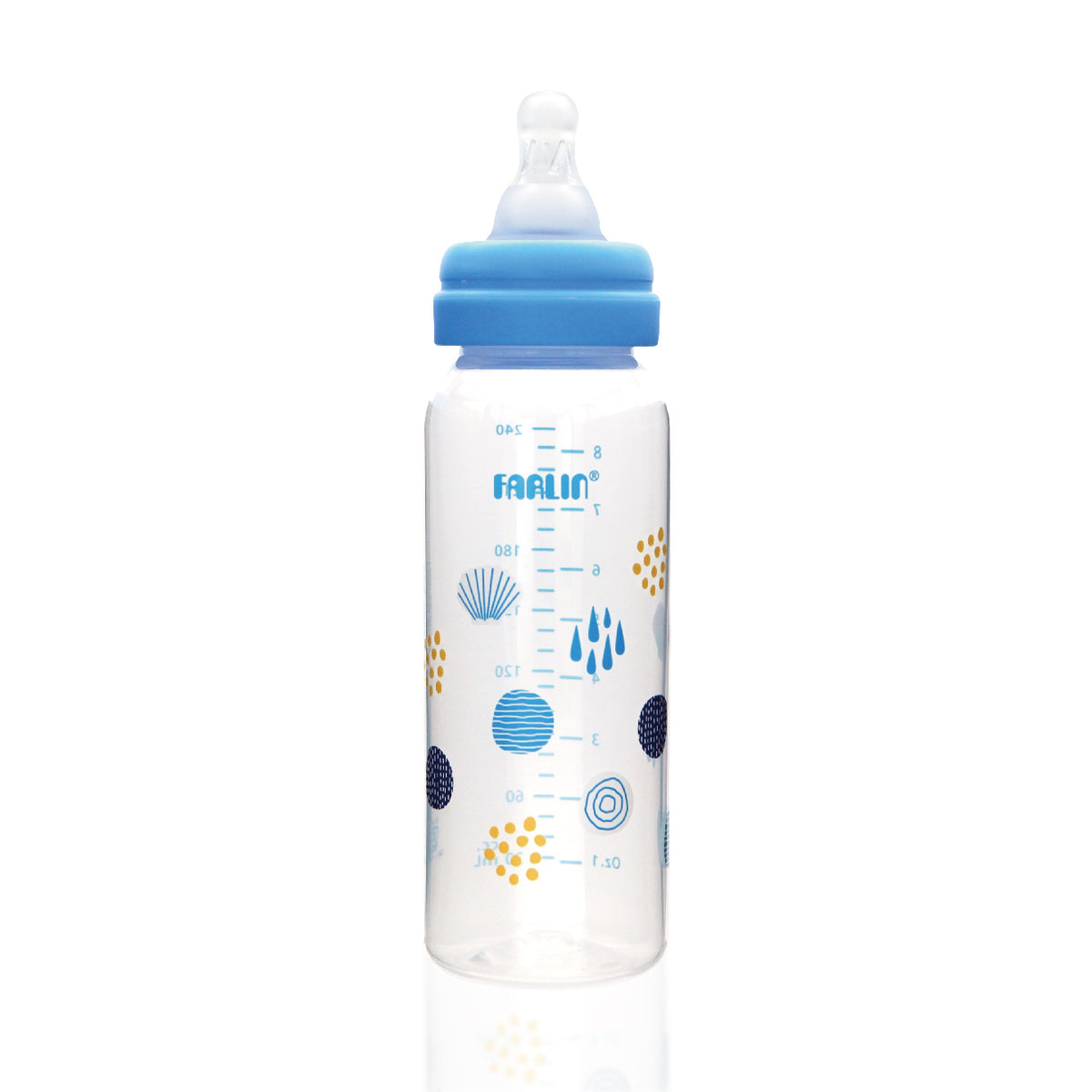 Farlin - PP Feeding Bottle Standard Neck | 240ml | Blue