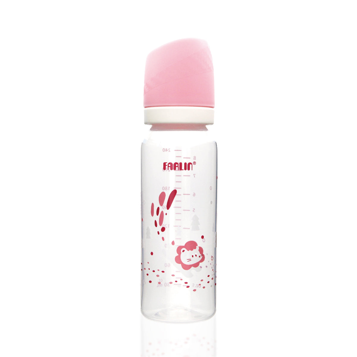 Farlin - PP Feeding Bottle Standard Neck | 240ml | Pink