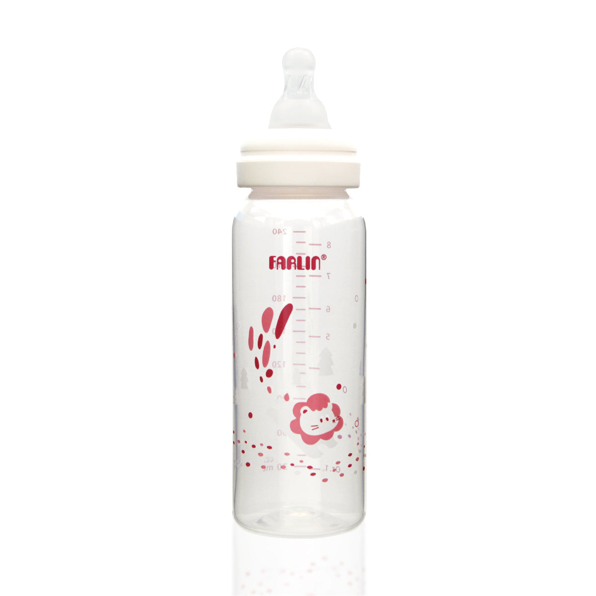 Farlin - PP Feeding Bottle Standard Neck | 240ml | Pink