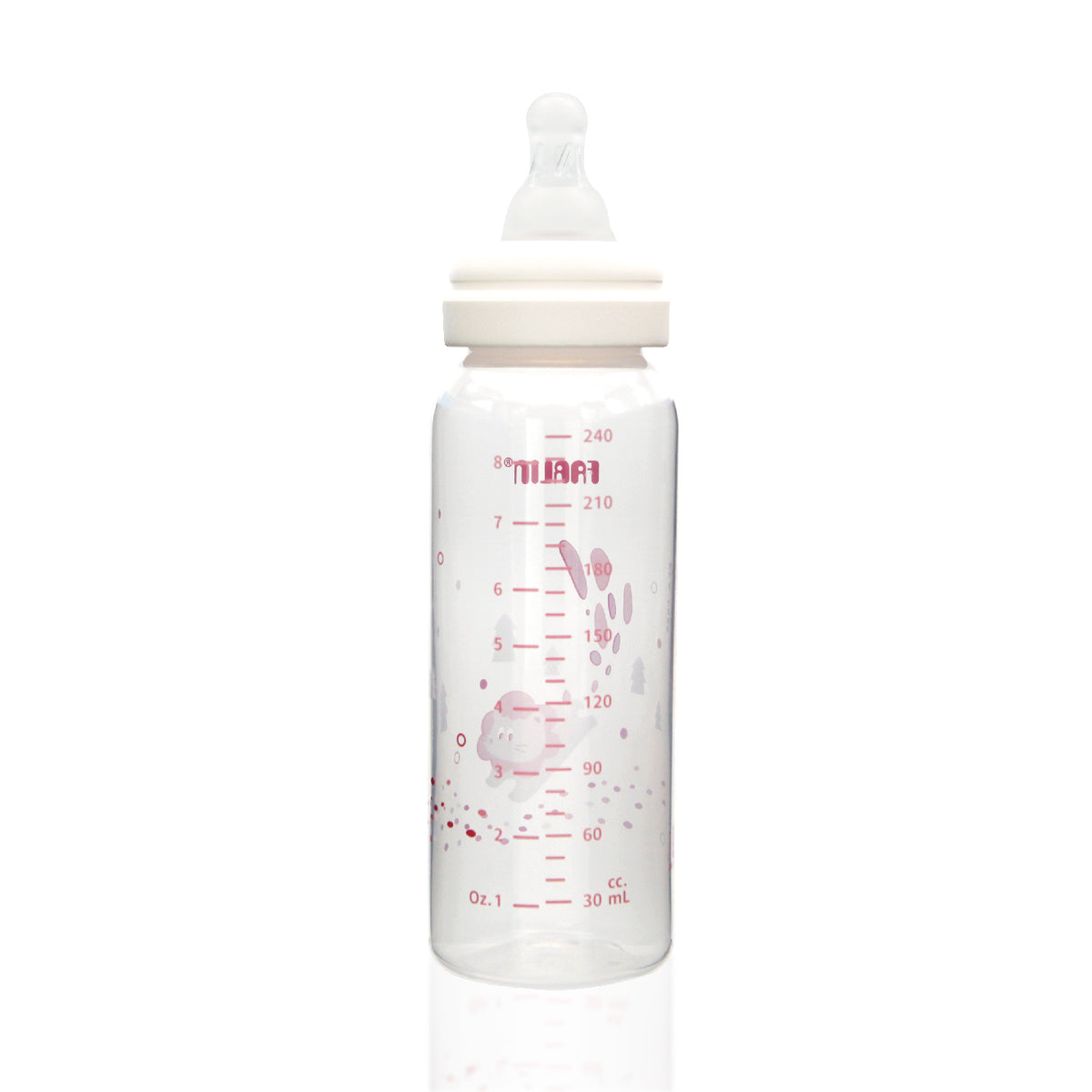 Farlin - PP Feeding Bottle Standard Neck | 240ml | Pink