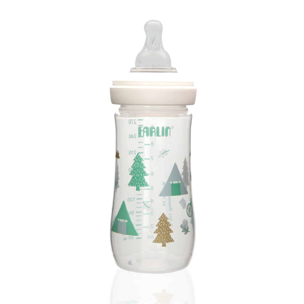 Farlin - PP Feeding Bottle Wide Neck | 270ml | Green