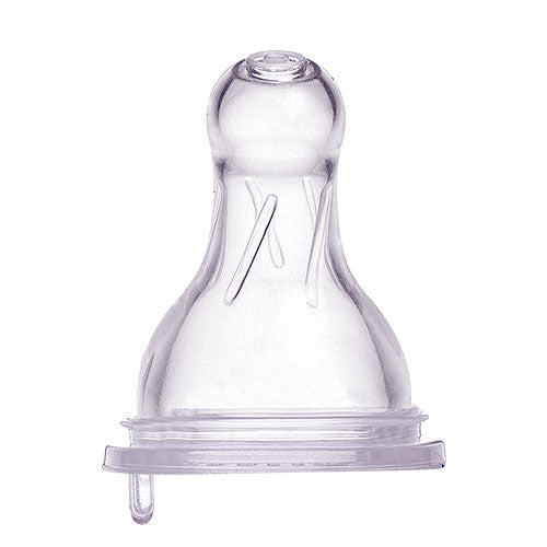 Farlin - Anti-Colic Silicone Nipple Standard Neck | LL | 9M+ | 2 Pcs