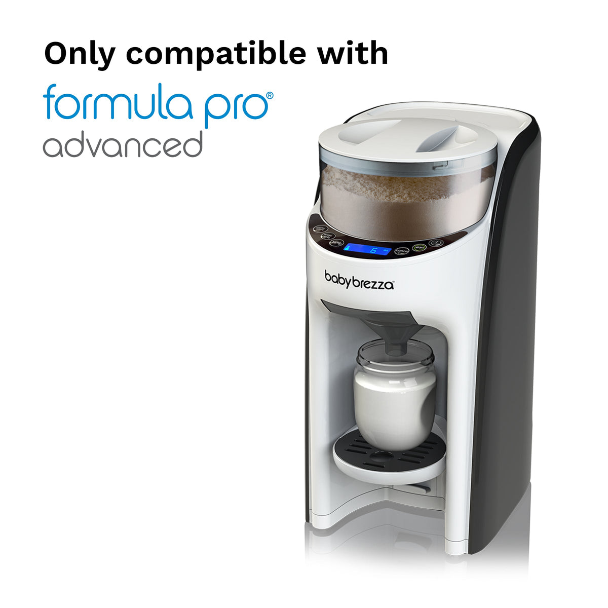 Baby Brezza - القمع وغطاء القمع - Formula Pro® Advanced Baby Brezza - القمع وغطاء القمع - Formula Pro® Advanced