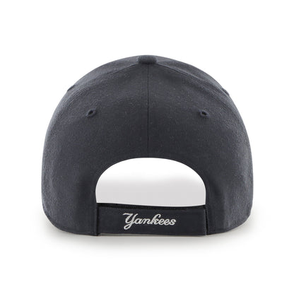 47 Brand New York Yankees MVP Cap Navy - back view showing hook-and-loop closure
