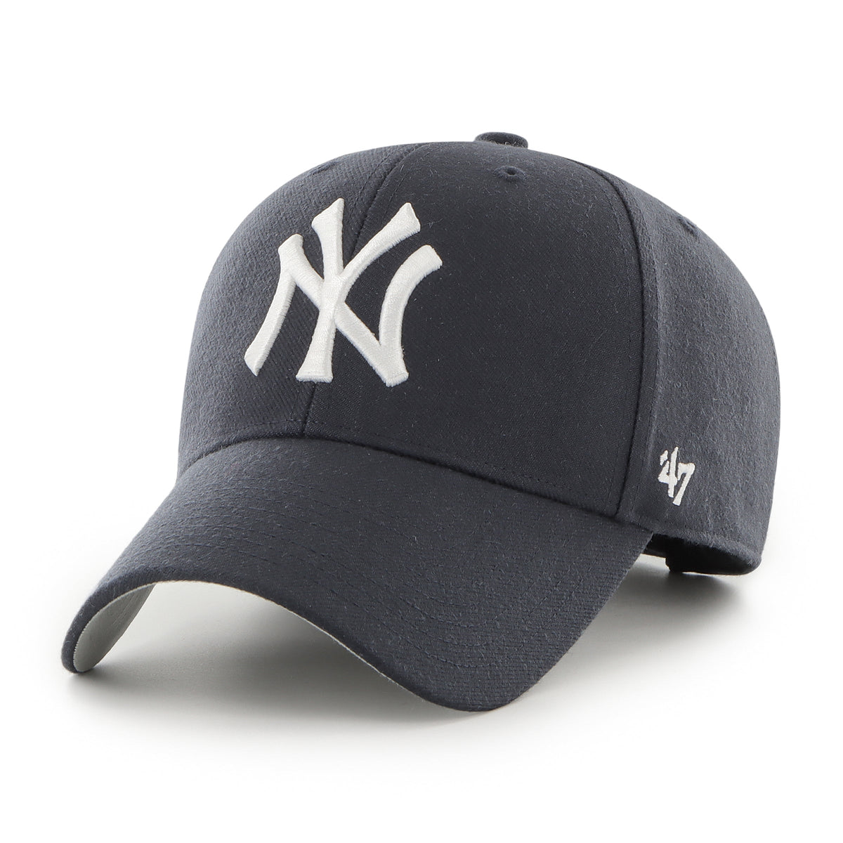 47 Brand New York Yankees MVP Cap Navy - front view