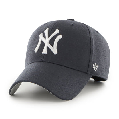 47 Brand New York Yankees MVP Cap Navy - front view