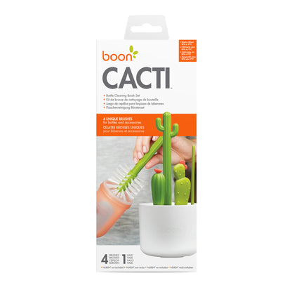 Boon - CACTI Bottle Brush Set | 4pc | Green
