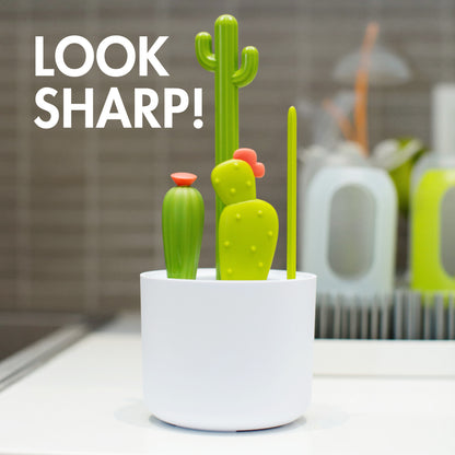 Boon - CACTI Bottle Brush Set | 4pc | Green