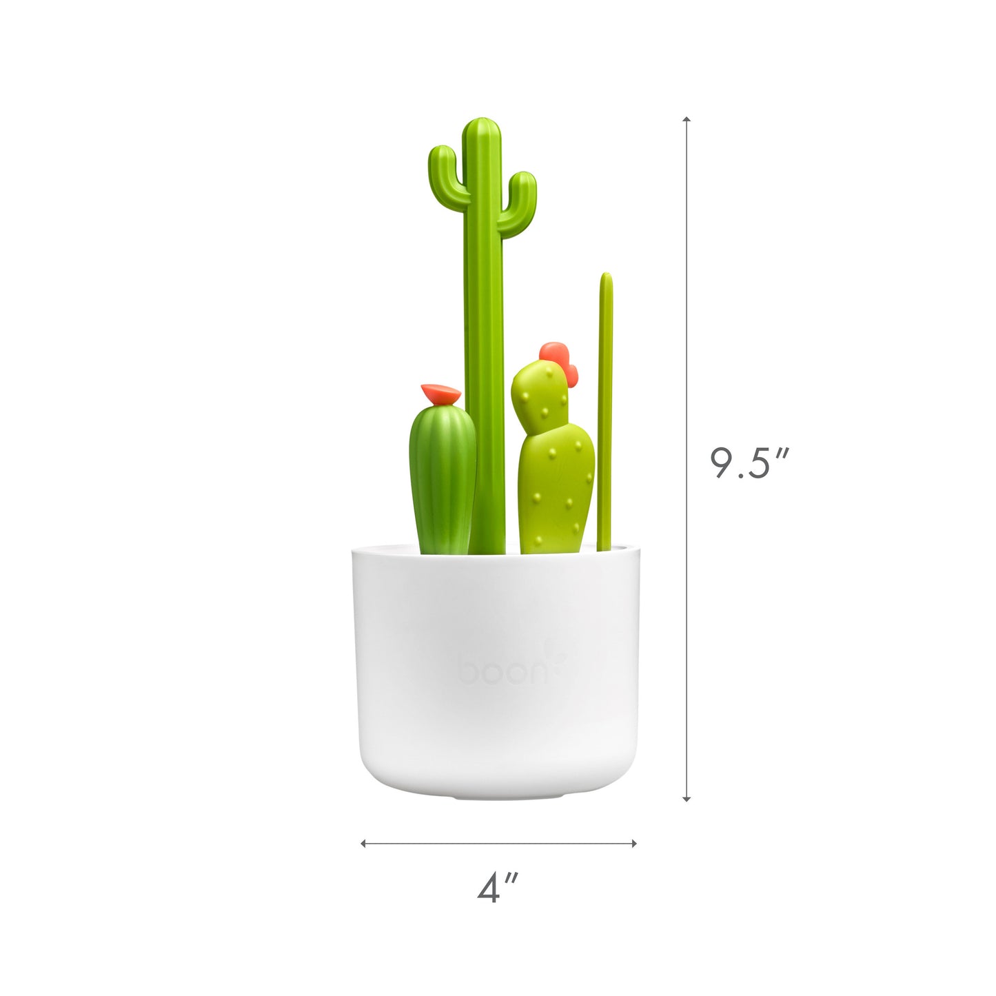Boon - CACTI Bottle Brush Set | 4pc | Green