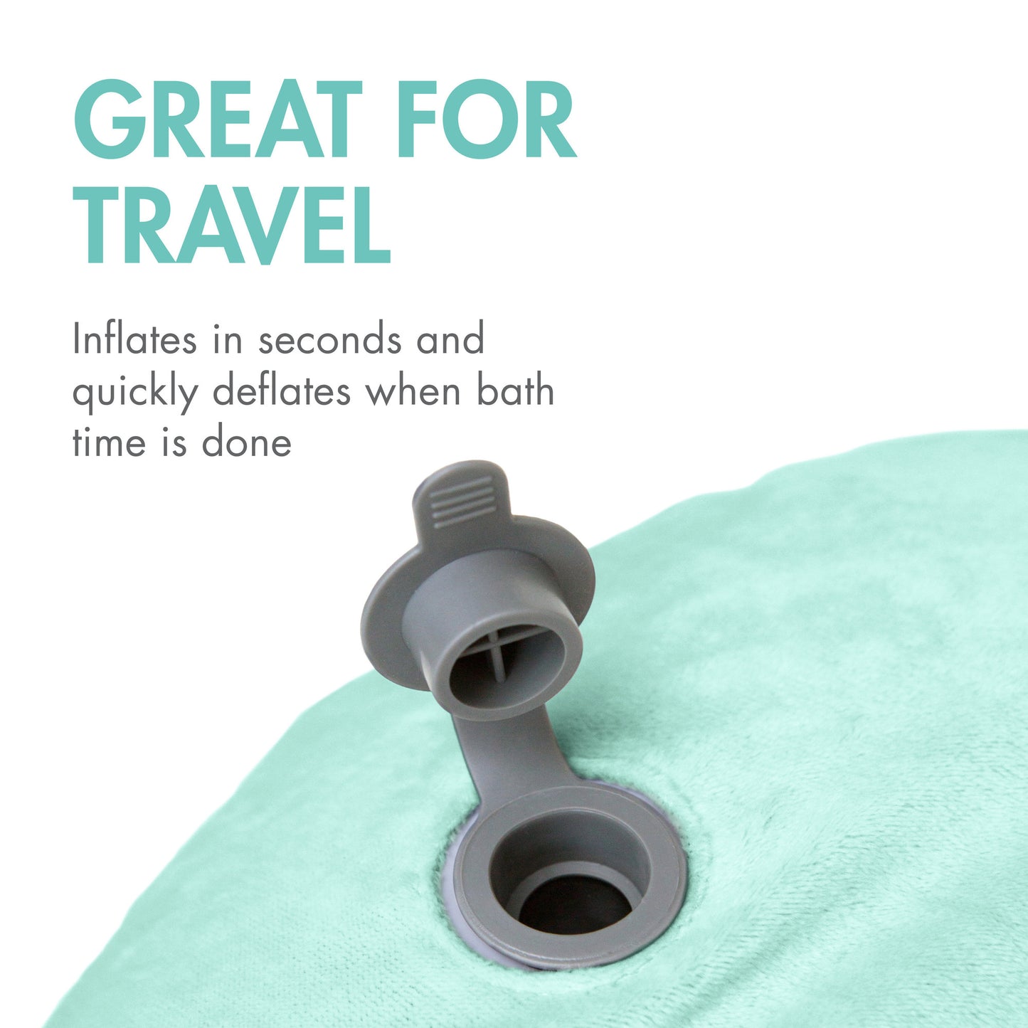 Boon - PUFF Inflatable Baby Bather for Newborns