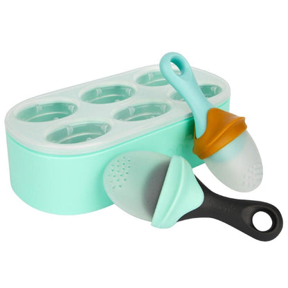 Boon - PULP Silicone Feeder & Freezer Tray Bundle