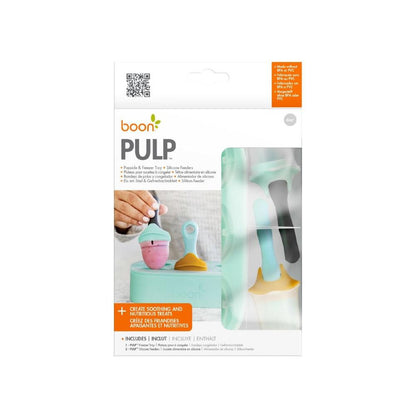 Boon - PULP Silicone Feeder & Freezer Tray Bundle