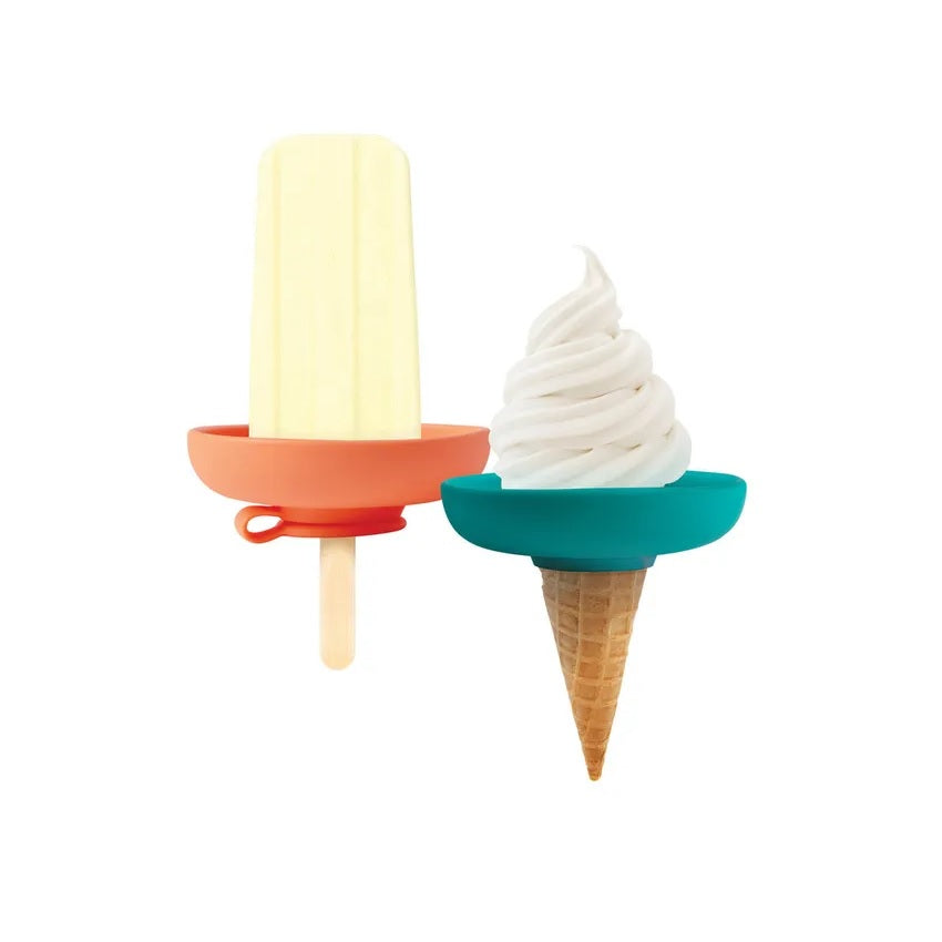 Boon - DRIZZLE Ice Cream Cone Holder | Melt Manager | Set of 2