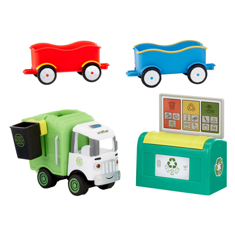 Little Tikes - Let's Go Cozy Coupe Garbage Truck Playset