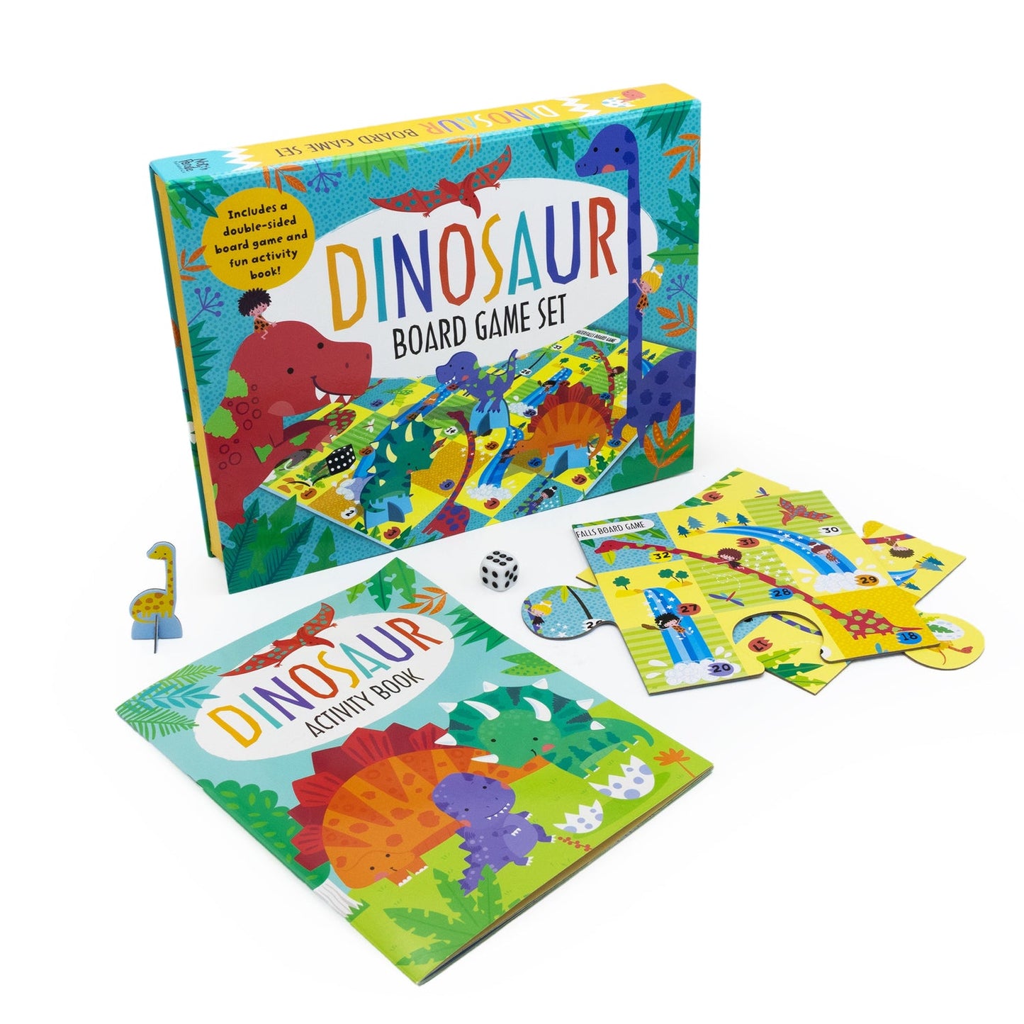 North Parade - Board Game Book Set: Dinosaurs | 3-6Y