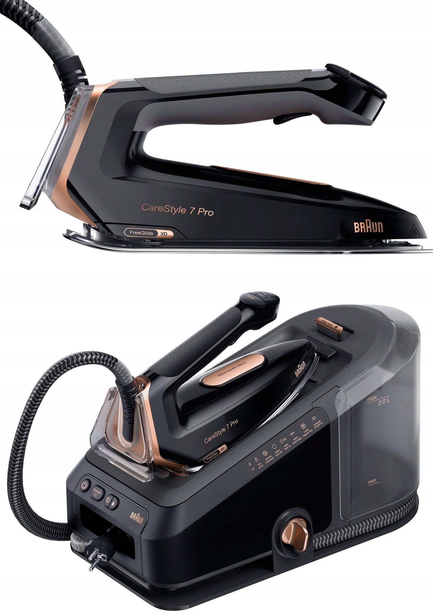 Braun - CareStyle 7 Pro Steam Ironing Station Steam Iron 2700 Watts