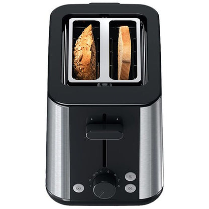 Braun - Toaster Ht 1010 Bk, 2 Slots, 8 Browning Settings, Bun Warmer, 900 Watts