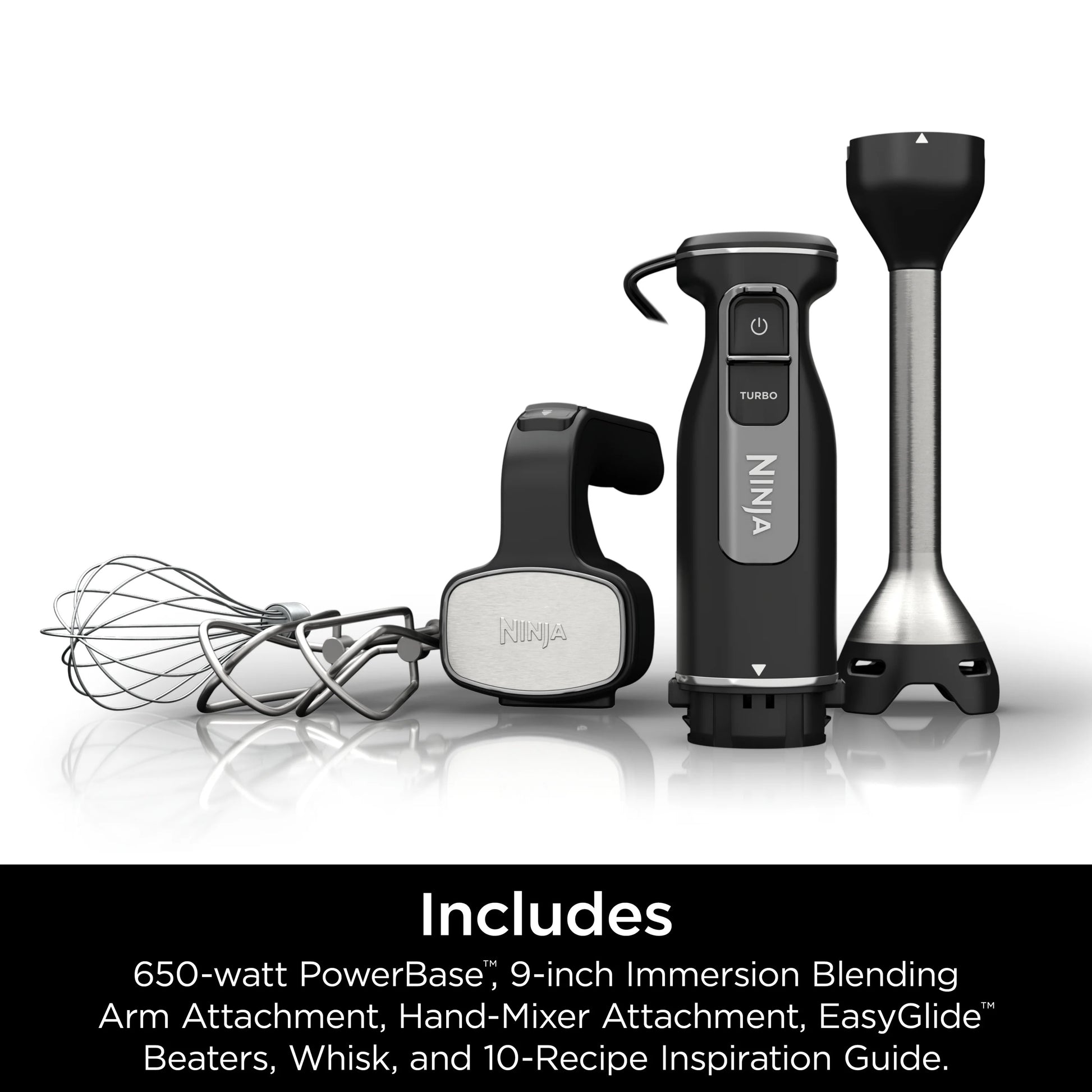 Ninja - 3-In-1 Hand Blender, Mixer and Chopper | 850W Ninja - 3-In-1 Hand Blender, Mixer and Chopper | 850W