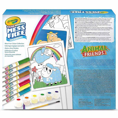 Crayola Color Wonder Gift Set - Animal Friends contents