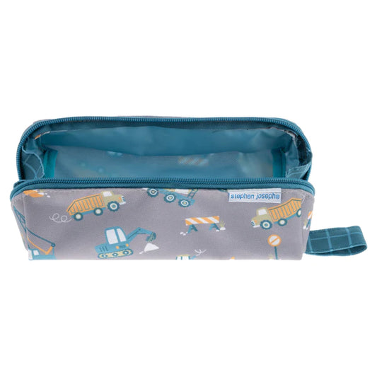 Stephen Joseph All Over Print Pencil Pouch - Construction — BambiniJO Jordan