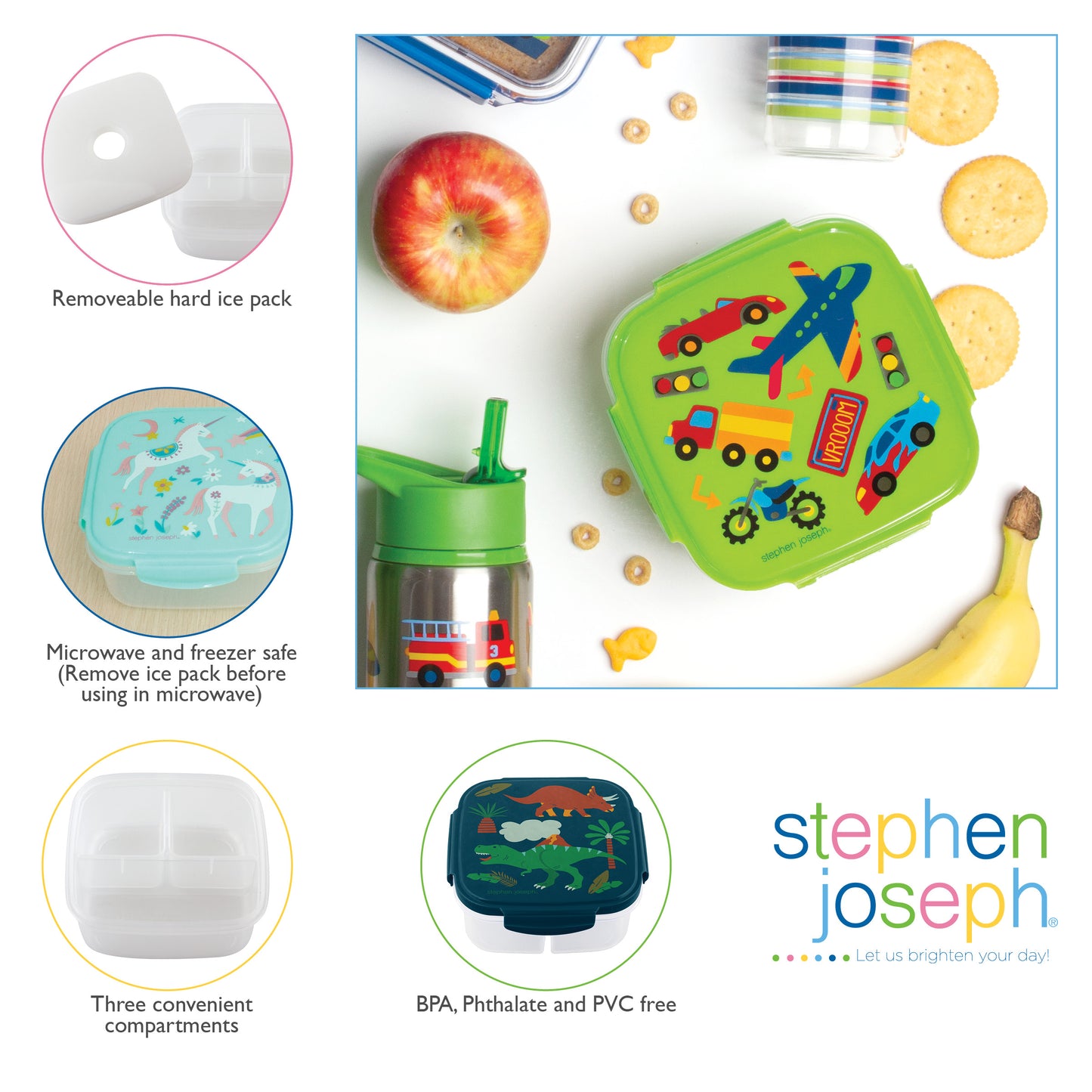 Stephen Joseph | Container with Ice-Pack | Western