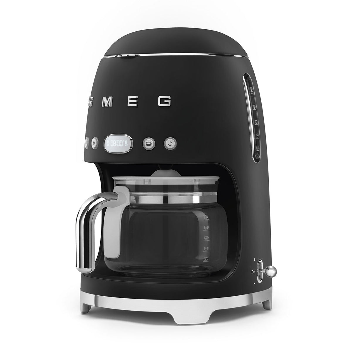 Smeg - ماكينة تحضير القهوة المقطرة 10 أكواب | تصميم جمالي بنمط الخمسينيات | أسود مطفي Smeg - ماكينة تحضير القهوة المقطرة 10 أكواب | تصميم جمالي بنمط الخمسينيات | أسود مطفي