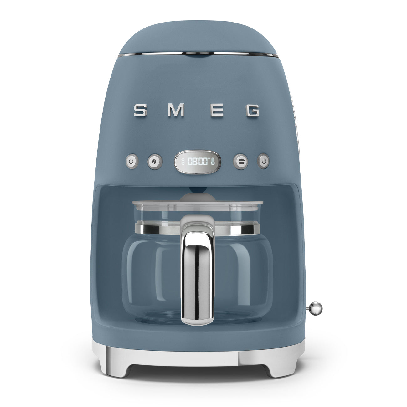 Smeg - ماكينة تحضير القهوة المقطرة 10 أكواب | تصميم على طراز الخمسينات | أزرق ستورم Smeg - ماكينة تحضير القهوة المقطرة 10 أكواب | تصميم على طراز الخمسينات | أزرق ستورم