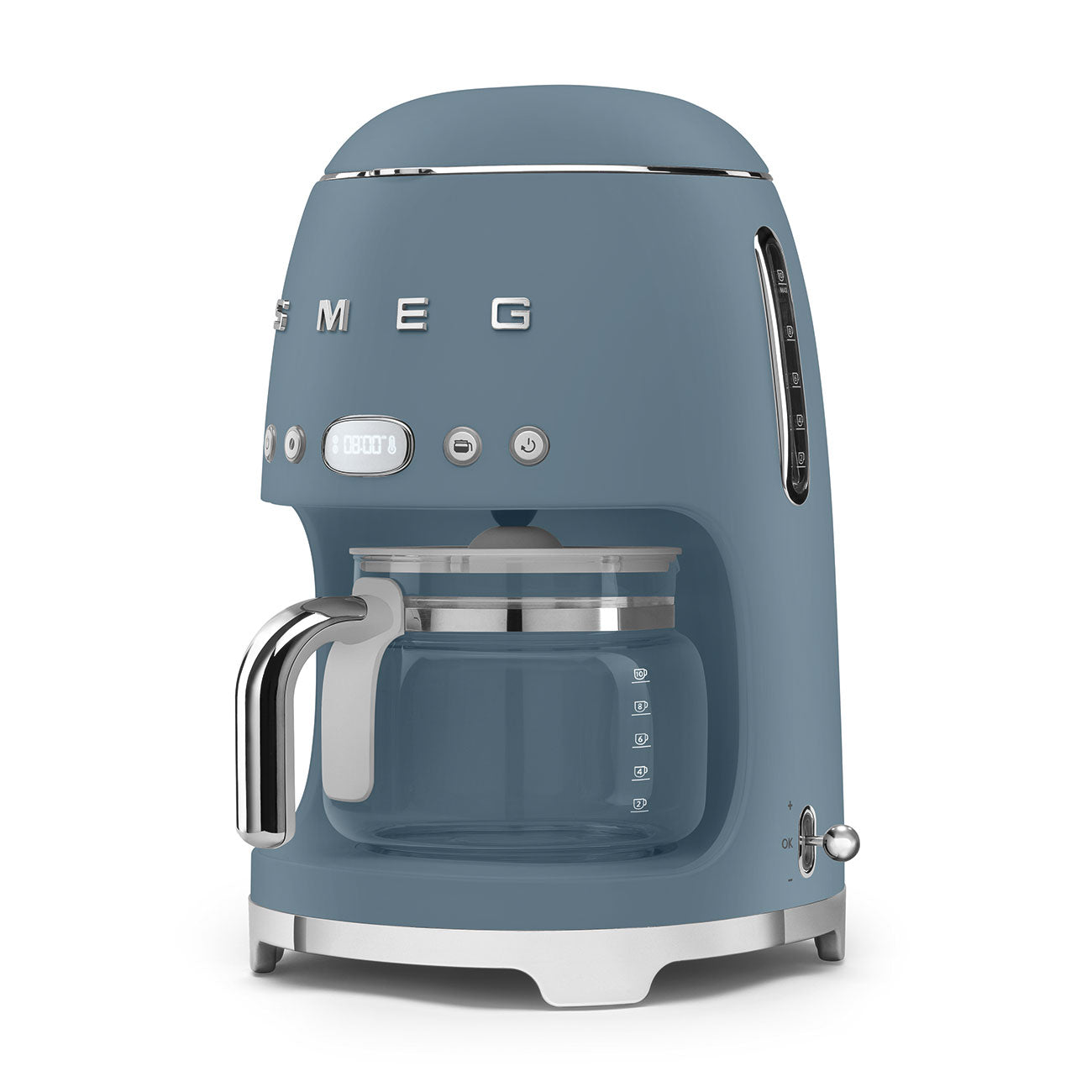 Smeg - ماكينة تحضير القهوة المقطرة 10 أكواب | تصميم على طراز الخمسينات | أزرق ستورم Smeg - ماكينة تحضير القهوة المقطرة 10 أكواب | تصميم على طراز الخمسينات | أزرق ستورم