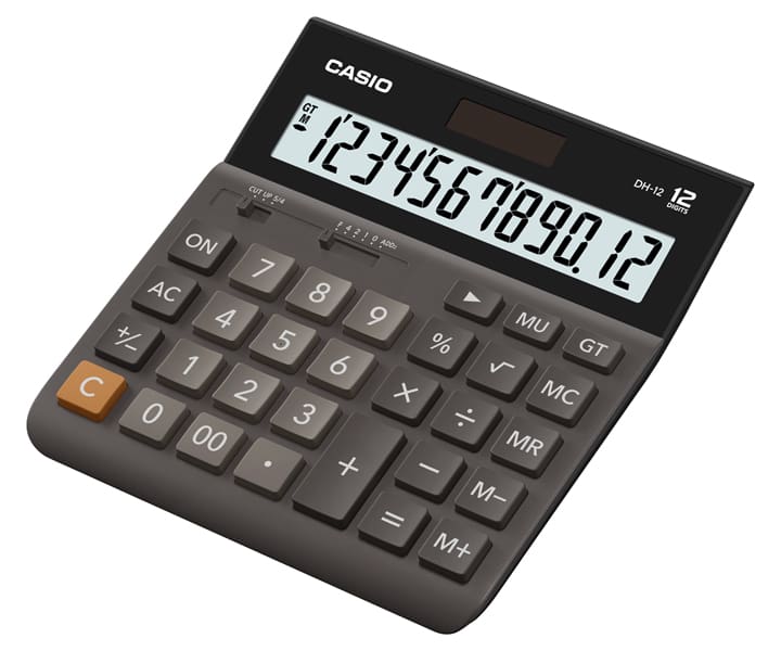 Casio DH-12 desktop calculator black