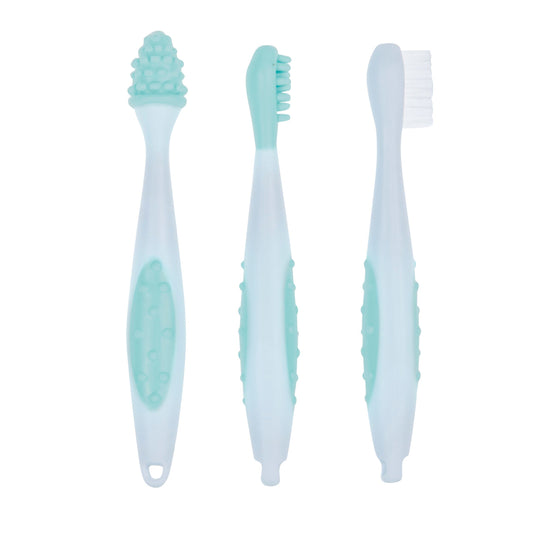 Bebe Confort - Set of 3 Toothbrushes & Bag