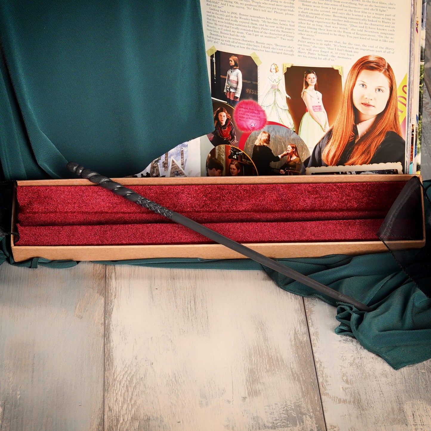 Wizarding World - Ginny Weasley's  Wand with Ollivander's Box