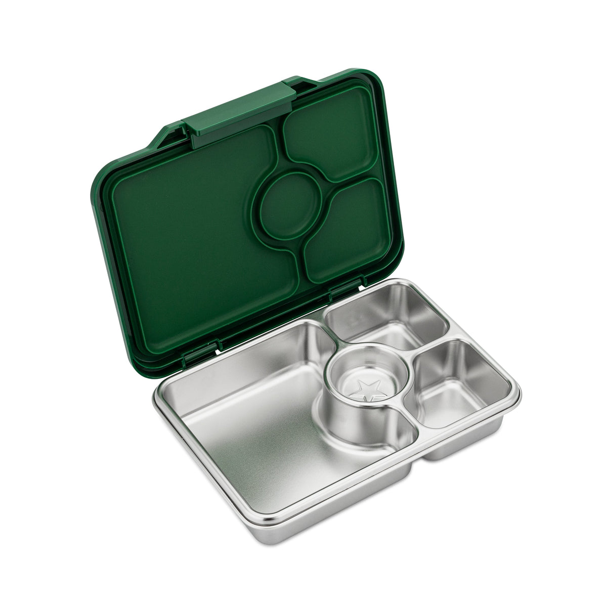 Yumbox - Stainless Steel Bento | 5 Compartments | Leakproof | Dublin Green Yumbox - Stainless Steel Bento | 5 Compartments | Leakproof | Dublin Green