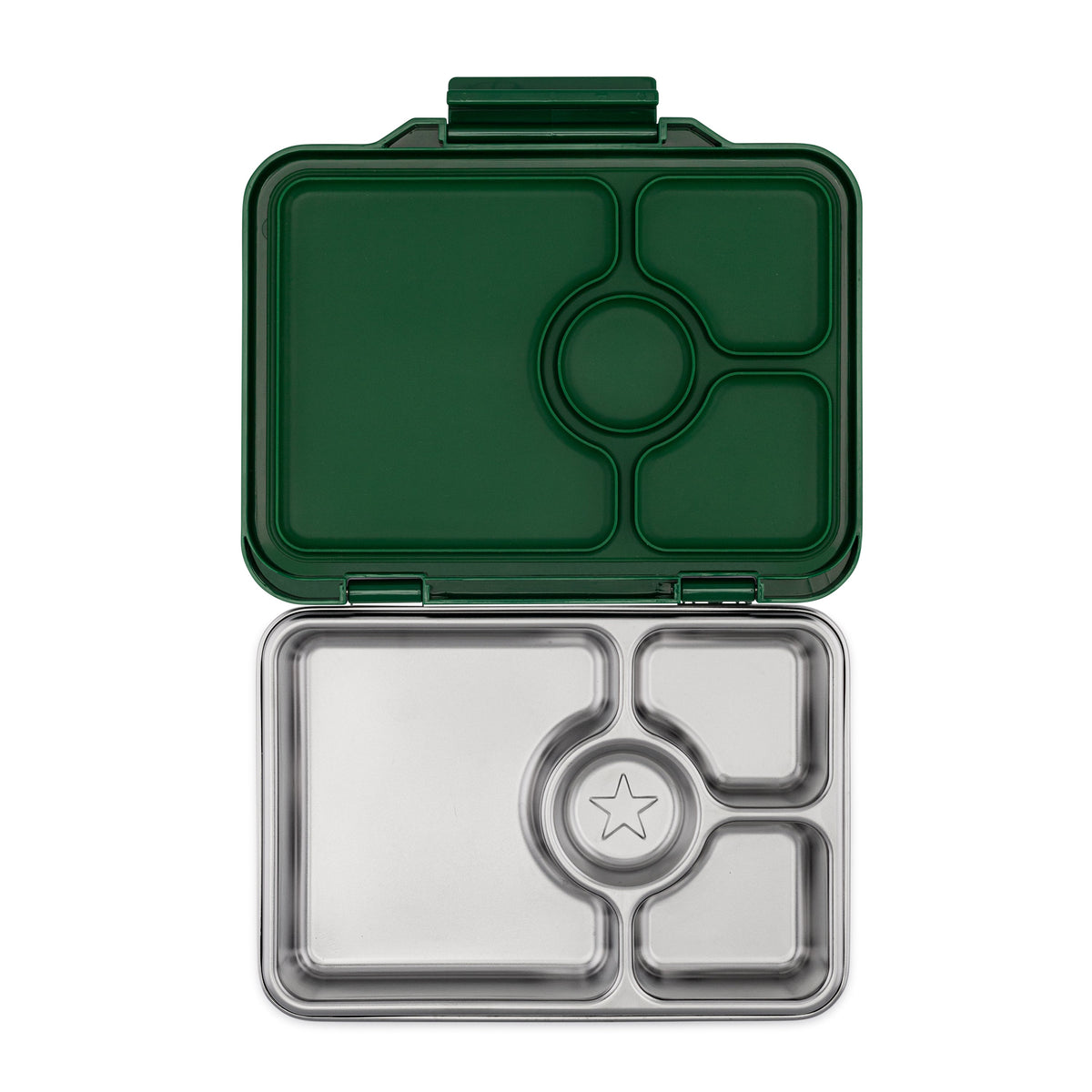 Yumbox - Stainless Steel Bento | 5 Compartments | Leakproof | Dublin Green Yumbox - Stainless Steel Bento | 5 Compartments | Leakproof | Dublin Green