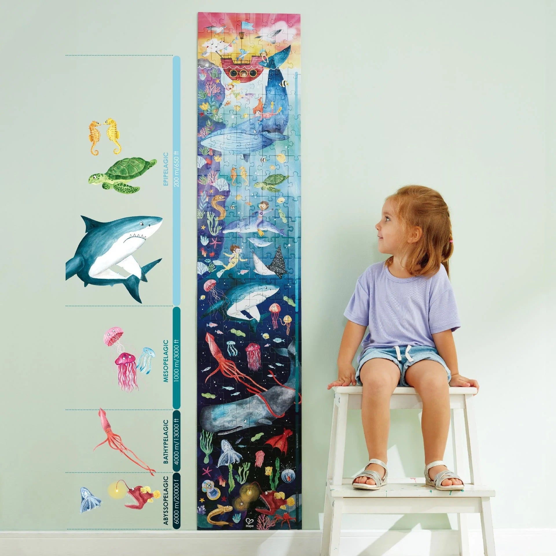 Hape - Ocean Life Puzzle | 6y+ Hape - Ocean Life Puzzle | 6y+