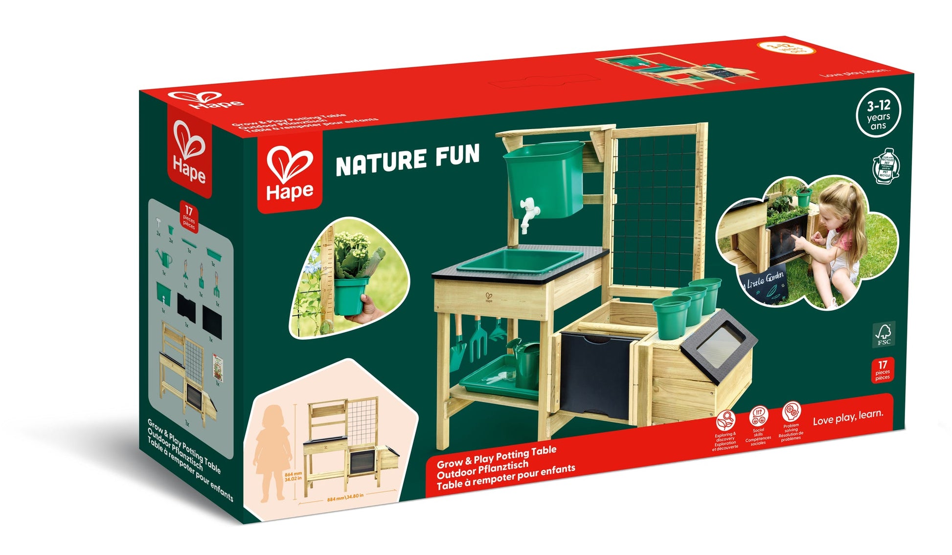 Hape Grow & Play Potting Table