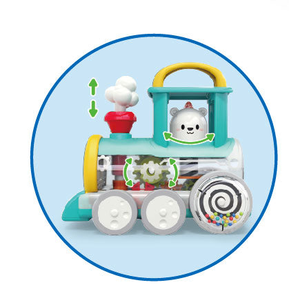 HOLA - Pull Along Train Engine | Yellow HOLA - Pull Along Train Engine | Yellow
