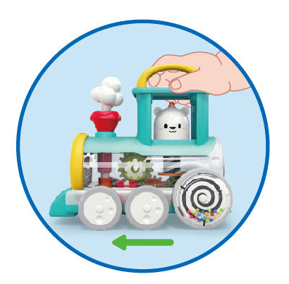 HOLA - Pull Along Train Engine | Yellow HOLA - Pull Along Train Engine | Yellow