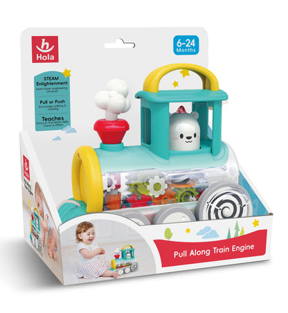 HOLA - Pull Along Train Engine | Yellow