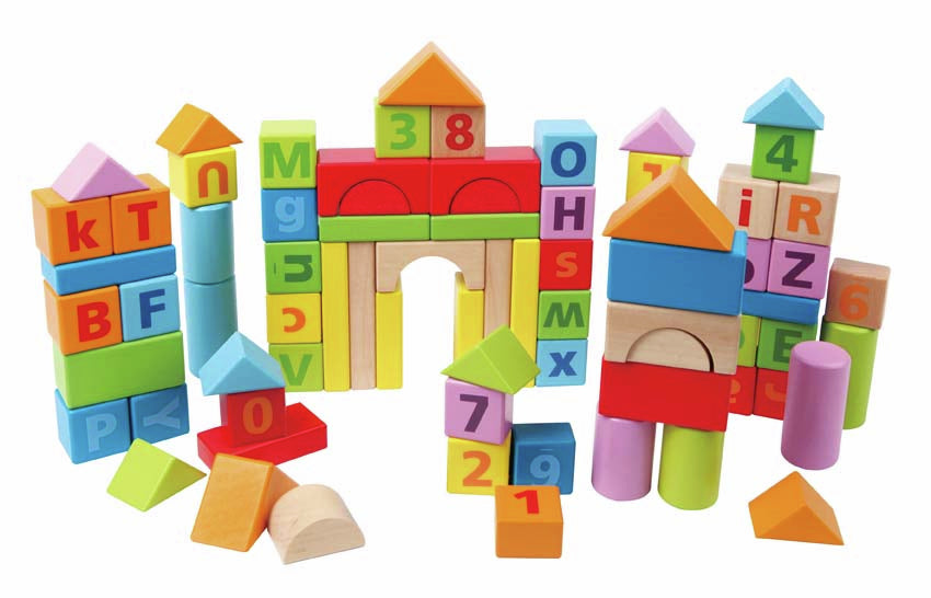 Hape - مكعبات أسطوانية 80 قطعة | مجموعة مكعبات بناء خشبية مع حقيبة حمل | 1 سنة فأكثر Hape - مكعبات أسطوانية 80 قطعة | مجموعة مكعبات بناء خشبية مع حقيبة حمل | 1 سنة فأكثر