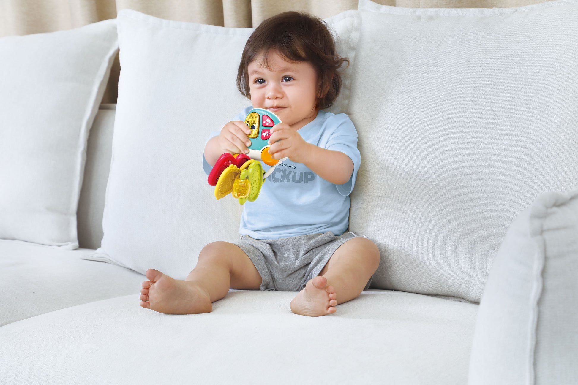 HOLA - Musical Car Keychain Rattle Teether HOLA - Musical Car Keychain Rattle Teether
