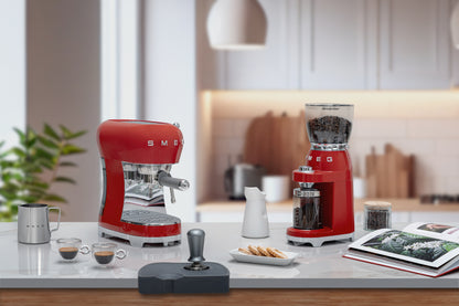 Smeg Manual Espresso Coffee Machine Red — BambiniJO Jordan