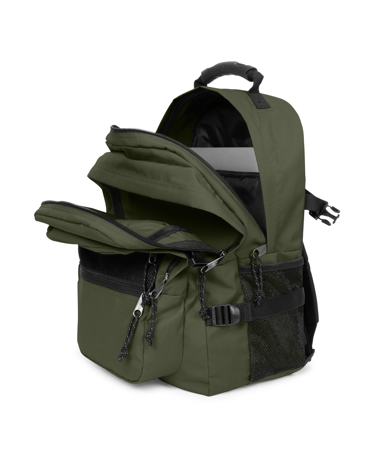 Eastpak Suplyer Backpack Dark Khaki detail view — BambiniJO Jordan