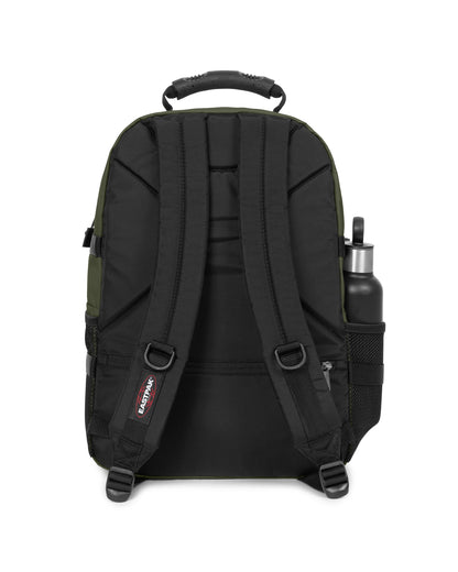 Eastpak Suplyer Backpack Dark Khaki lifestyle view — BambiniJO Jordan