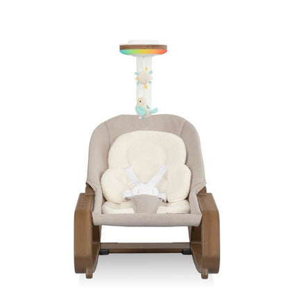 Evenflo - Lyra 2-in-1 Infant to Toddler Rocker with SensorySoothe | Coastal Coffee