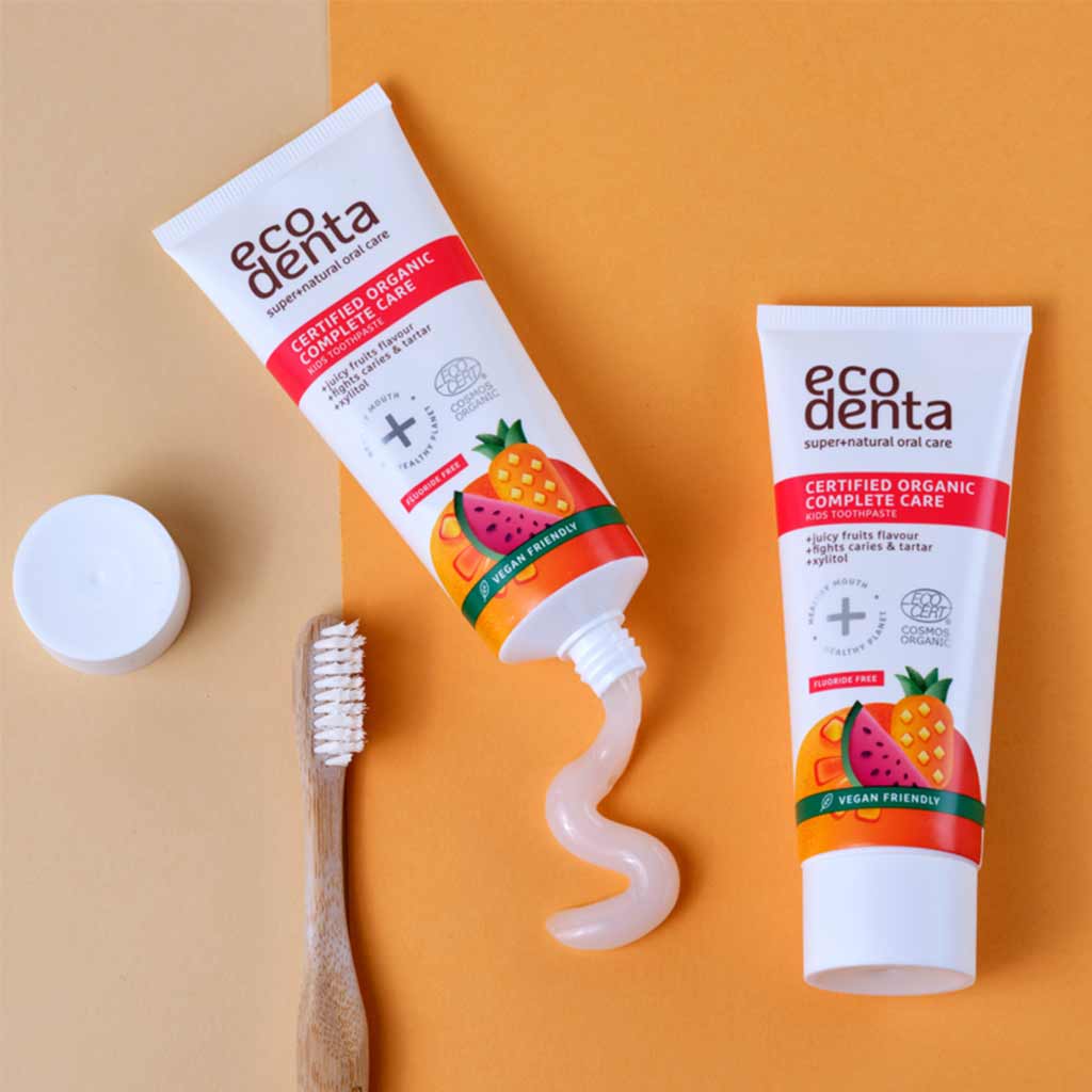 KIDS ORGANIC Juicy Fruit toothpaste, 75ml KIDS ORGANIC Juicy Fruit toothpaste, 75ml