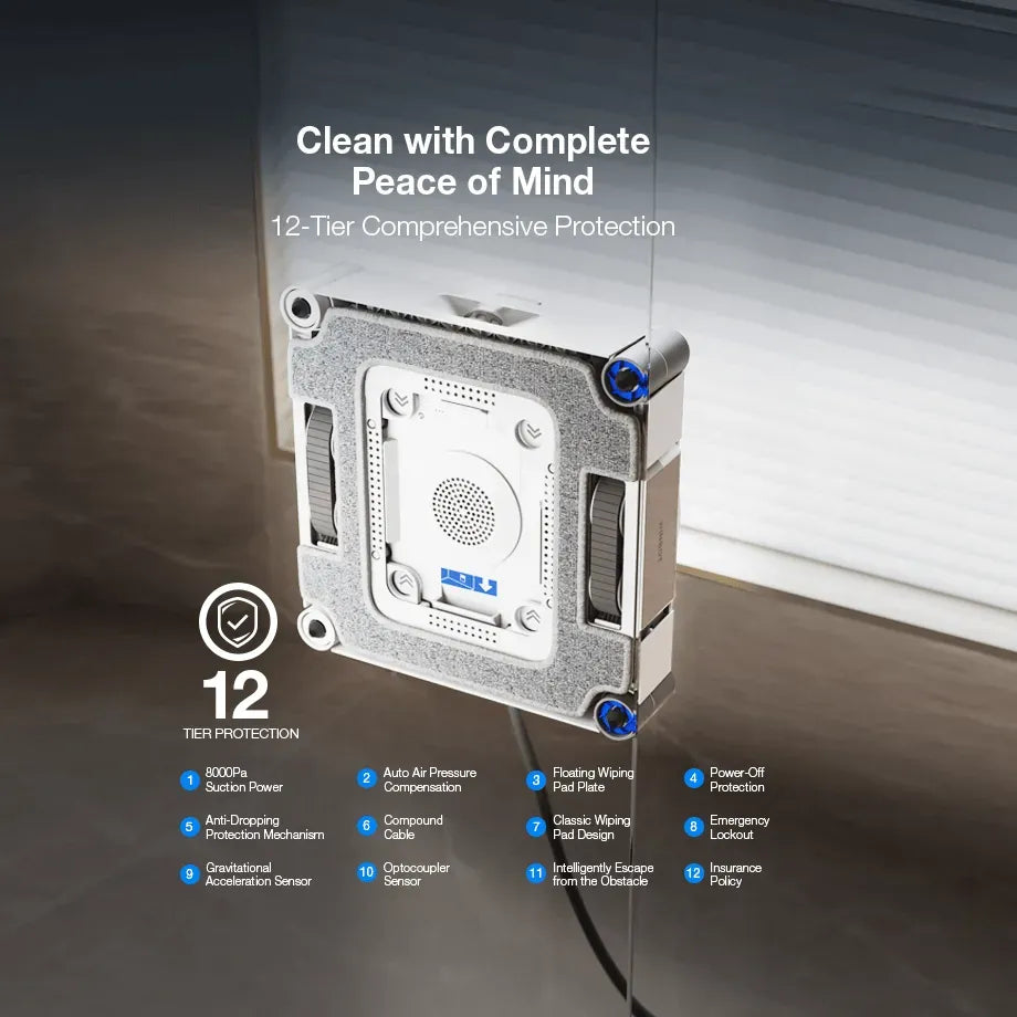 ECOVACS Winbot W3 Omni Window Cleaning Robot