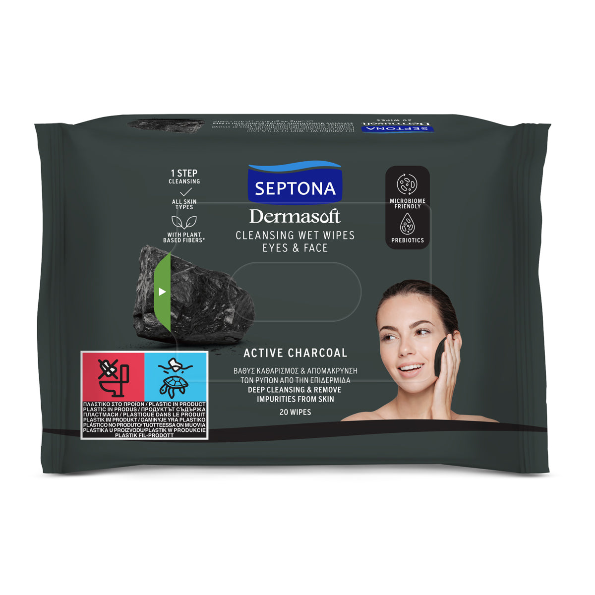 Septona Daily Clean Wipes with Charcoal Septona Daily Clean Wipes with Charcoal