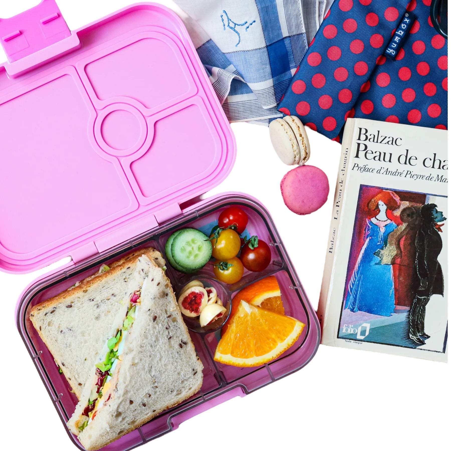 Yumbox - Bento Box | 4 Compartments | Paris | Fifi Pink Yumbox - Bento Box | 4 Compartments | Paris | Fifi Pink